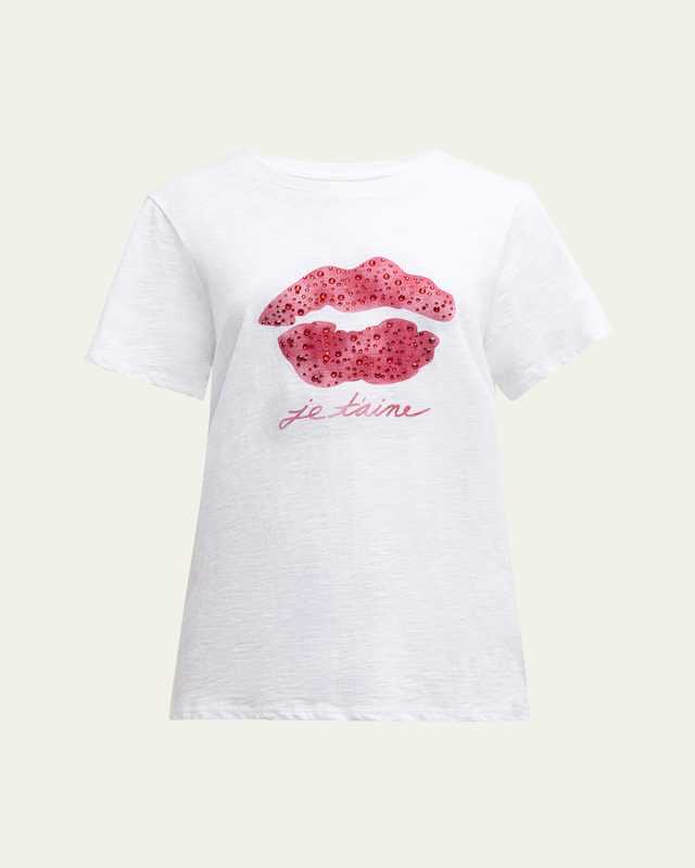 Kisses Je T'aime Shrunken T